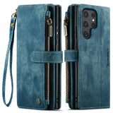 Retro Leather Wallet Case for Samsung