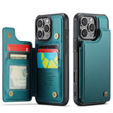 Back Cover Magnetic Card Case for iPhone