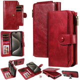 2in1 Detachable Magnetic Wallet Case for iPhone
