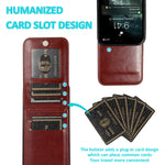 Business Demeanor Leather Case for iPhone