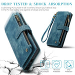 Retro Leather Wallet Case for Samsung
