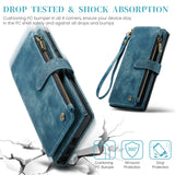 Retro Leather Wallet Case for Samsung