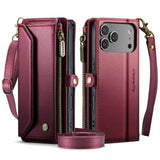 RFID Blocking Crossbody Wallet Case for iPhone 17