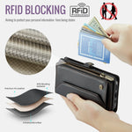RFID Blocking Crossbody Wallet Case for iPhone 17