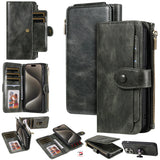 2in1 Detachable Magnetic Wallet Case for iPhone