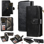 2in1 Detachable Magnetic Wallet Case for iPhone