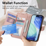 Floral Flip Lanyard Wallet Case  for iPhone