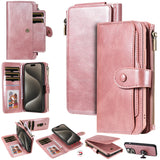 2in1 Detachable Magnetic Wallet Case for iPhone