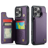 Back Cover Magnetic Card Case for iPhone