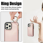 Card Holder Flip Leather Case for iPhone 16