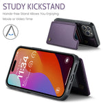 Back Cover Magnetic Card Case for iPhone