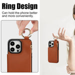 Finger Grip Ring Magnetic Button Case for iPhone 16