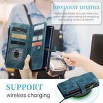 Retro Leather Wallet Case for Samsung