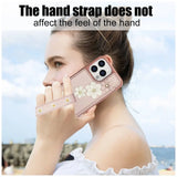 Floral Stylish Crossbody Card Case for iPhone