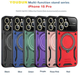 Magnetic Ring Stand Armor Case for iPhone