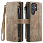 Retro Leather Wallet Case for Samsung