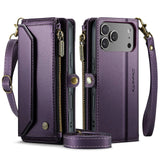 RFID Blocking Crossbody Wallet Case for iPhone 17
