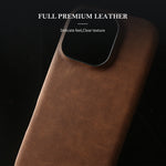 Premium Leather Shockproof Case for iPhone