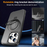 Ring Bracket Mag-safe Slim Case for iPhone 15 Series